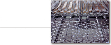 チェーン付きワイヤーコンベアーベルト組立作業_01/Wire conveyor belt