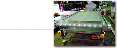 特注品ネットコンベア/製作作業/Custam conveyor